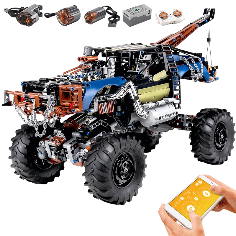 MOULD KING 18002 Technical RC Car Toys For Boys Building Blocks Remote Control Off-Road Car Terrain Climbing Buggy Truck Gifts