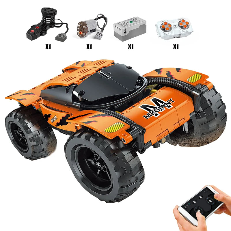 MOULD KING 18002 Technical RC Car Toys For Boys Building Blocks Remote Control Off-Road Car Terrain Climbing Buggy Truck Gifts