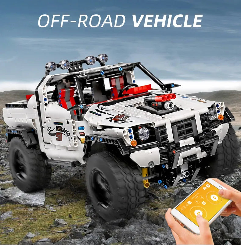 MOULD KING 18002 Technical RC Car Toys For Boys Building Blocks Remote Control Off-Road Car Terrain Climbing Buggy Truck Gifts