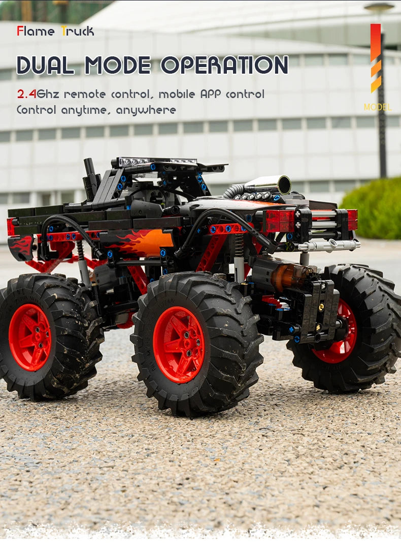 MOULD KING 18002 Technical RC Car Toys For Boys Building Blocks Remote Control Off-Road Car Terrain Climbing Buggy Truck Gifts