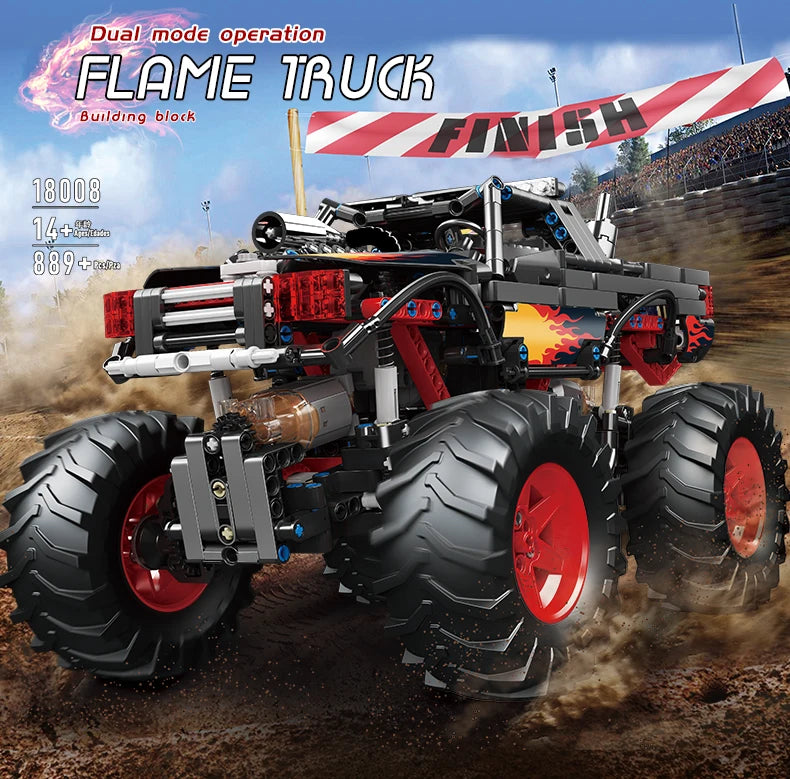 MOULD KING 18002 Technical RC Car Toys For Boys Building Blocks Remote Control Off-Road Car Terrain Climbing Buggy Truck Gifts