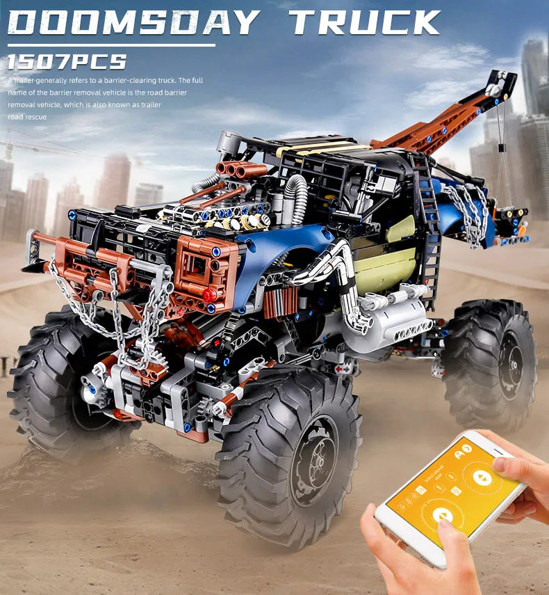 MOULD KING 18002 Technical RC Car Toys For Boys Building Blocks Remote Control Off-Road Car Terrain Climbing Buggy Truck Gifts