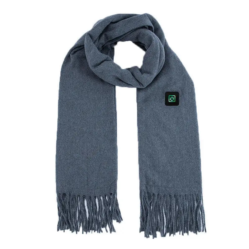 Smart Electric Heated Scarf Winter Neck Warmer Shawl USB Man/Woman Designer 2024