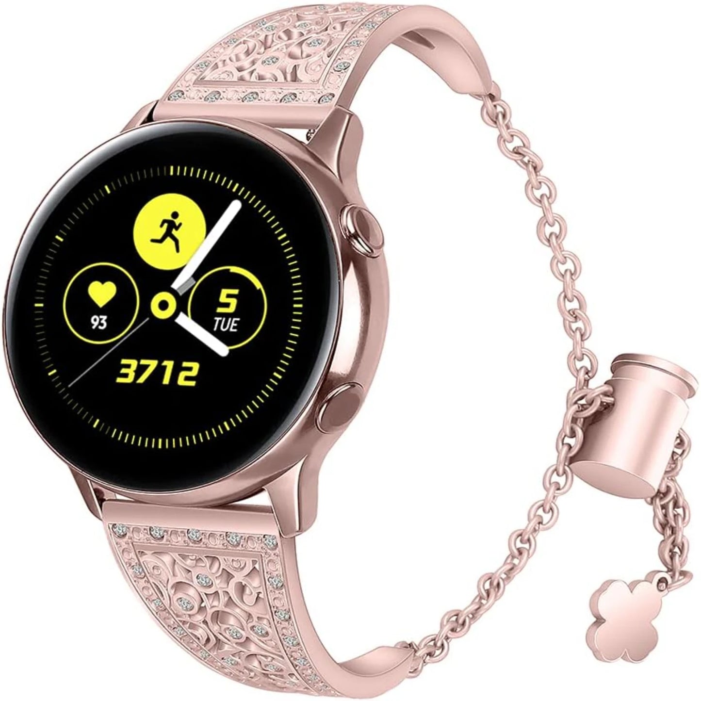 Enhance your fashion statement with this chic, modern metal bracelet strap for Watch 6/6 Classic/5/5/4/4 Classic/3 41mm/Active2/