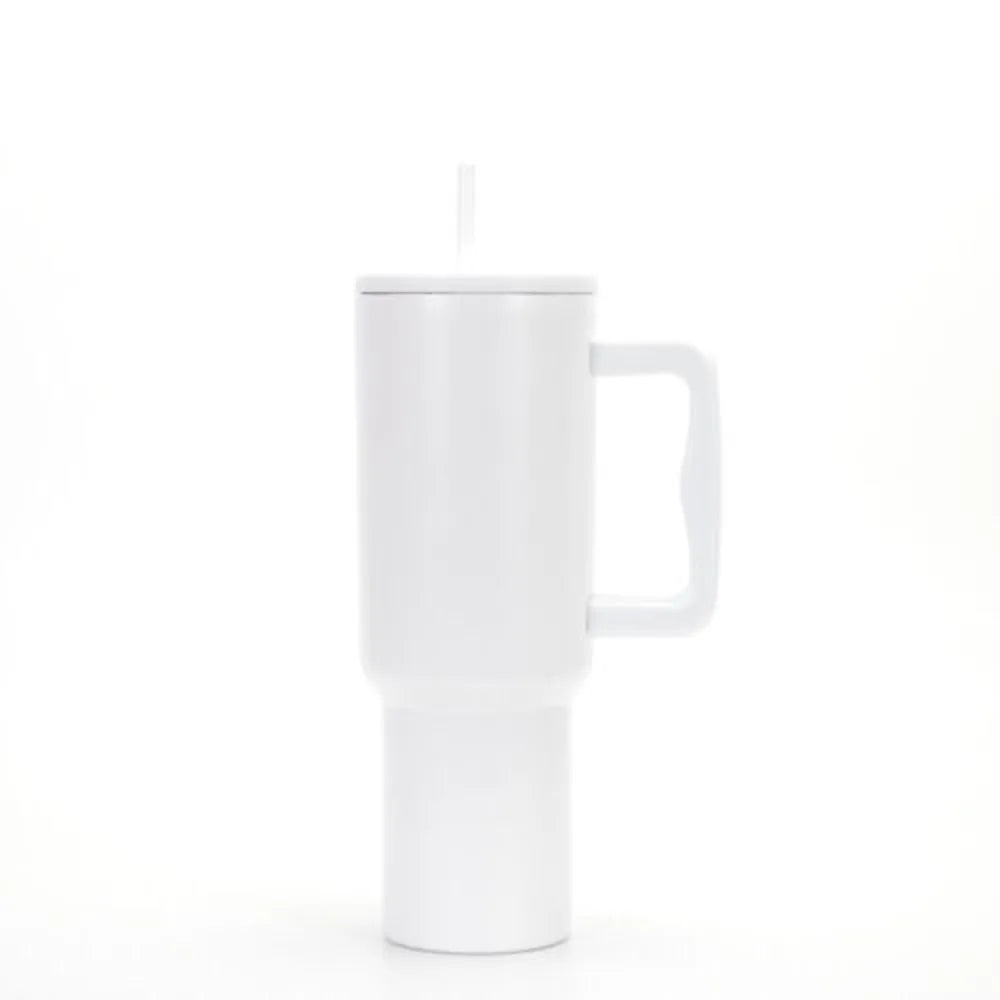 40 Oz Cup With Straw Lid Insulated Stainless Steel Water Bottle Tumbler