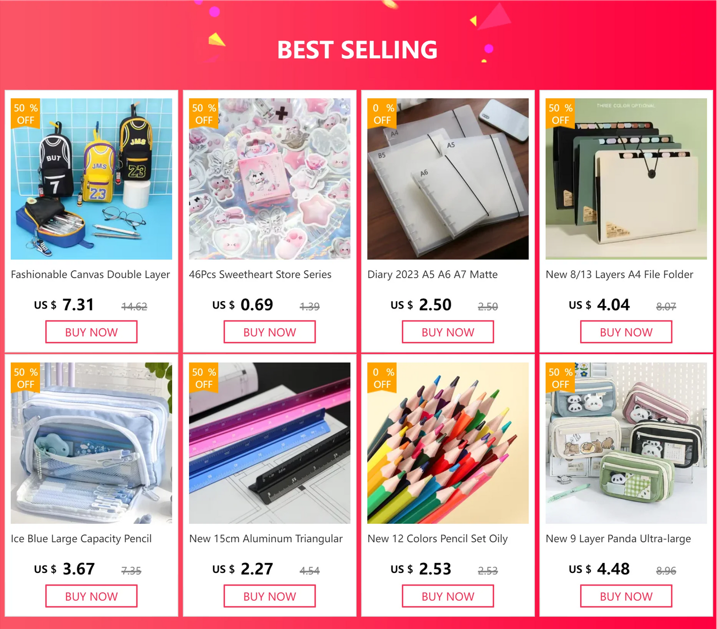 Girl Large Capacity Aesthetic Pencil Bag Zipper Pencil Pouch School Cases Cute Stationery Holder Bag Student School Supplies