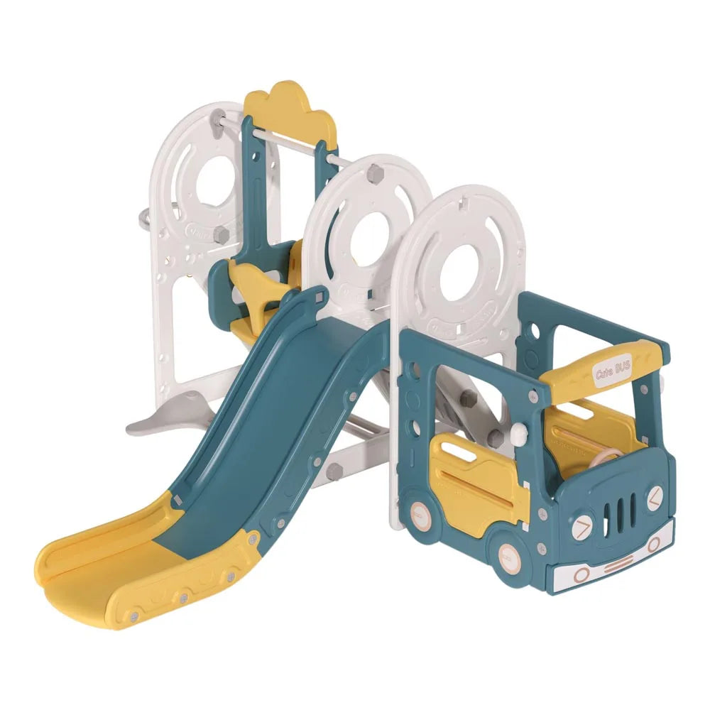 KIDkid 3-in-1 Kids Toddler Swing and Slide Set Climber Playset for Toddlers Age 3-6 Perfect for Indoor & Outdoor
