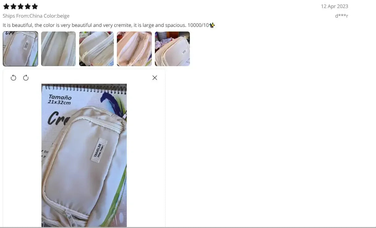 Girl Large Capacity Aesthetic Pencil Bag Zipper Pencil Pouch School Cases Cute Stationery Holder Bag Student School Supplies