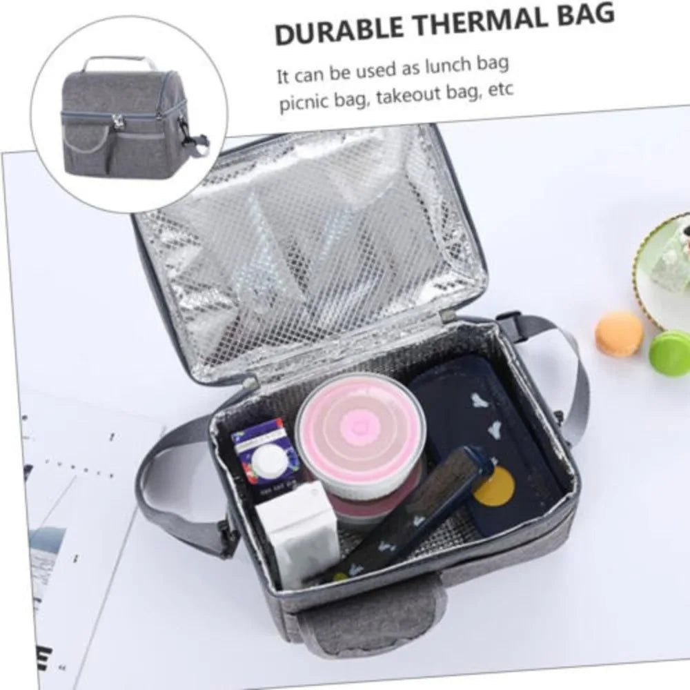 8L Thermal Insulated Cool Bag Picnic Adult Kids Food Storage Lunch Box
