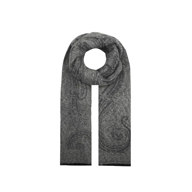 Women Scarf Long Wrap with Paisley Cashew Pattern Winter Warm Check Scarves Shawls Blanket with Tassel Gifts for Ladies Girls