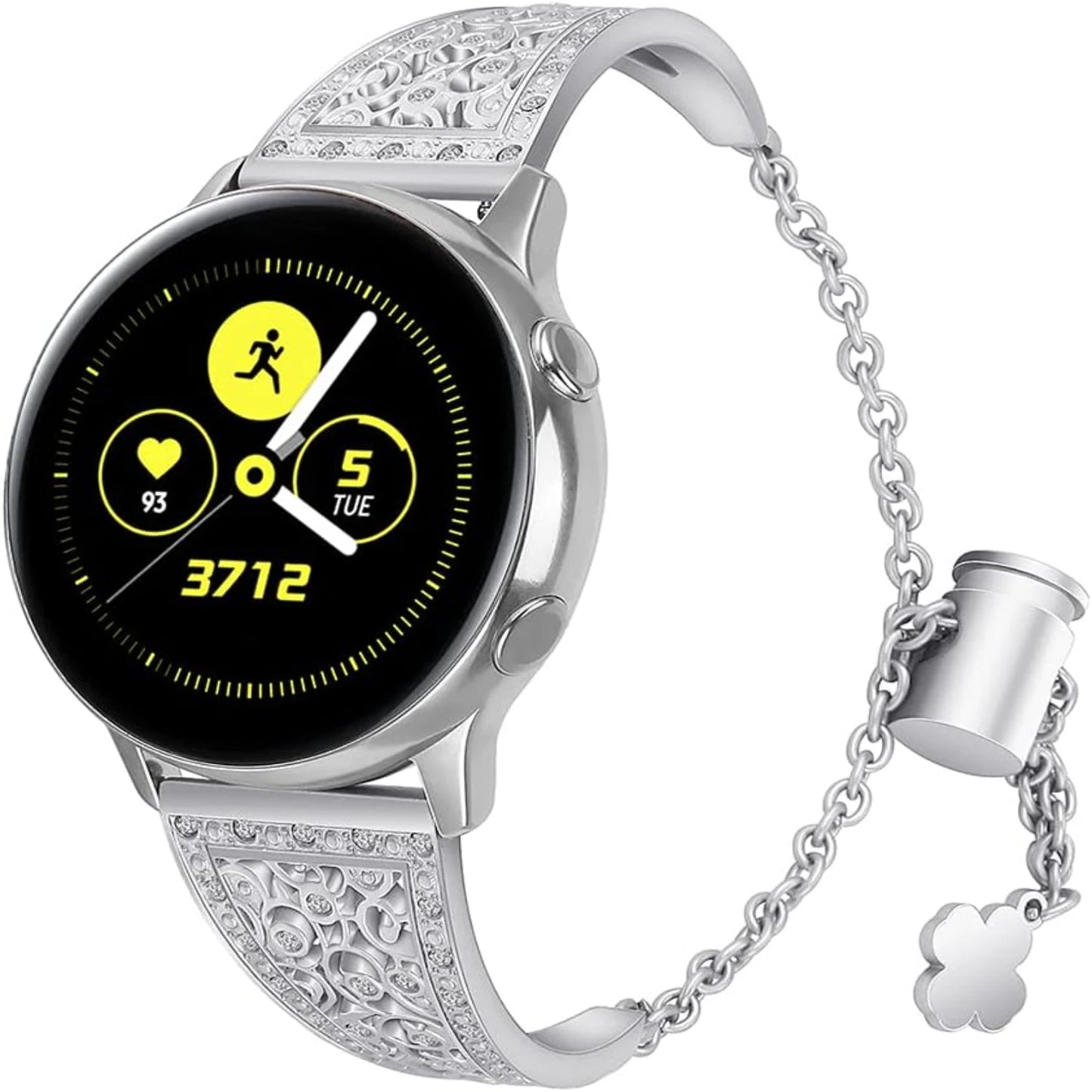 Enhance your fashion statement with this chic, modern metal bracelet strap for Watch 6/6 Classic/5/5/4/4 Classic/3 41mm/Active2/