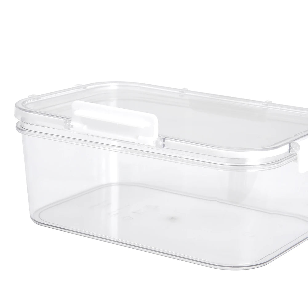 Livingandhome 3Pcs Transparent Stackable Bento Lunch Box Set