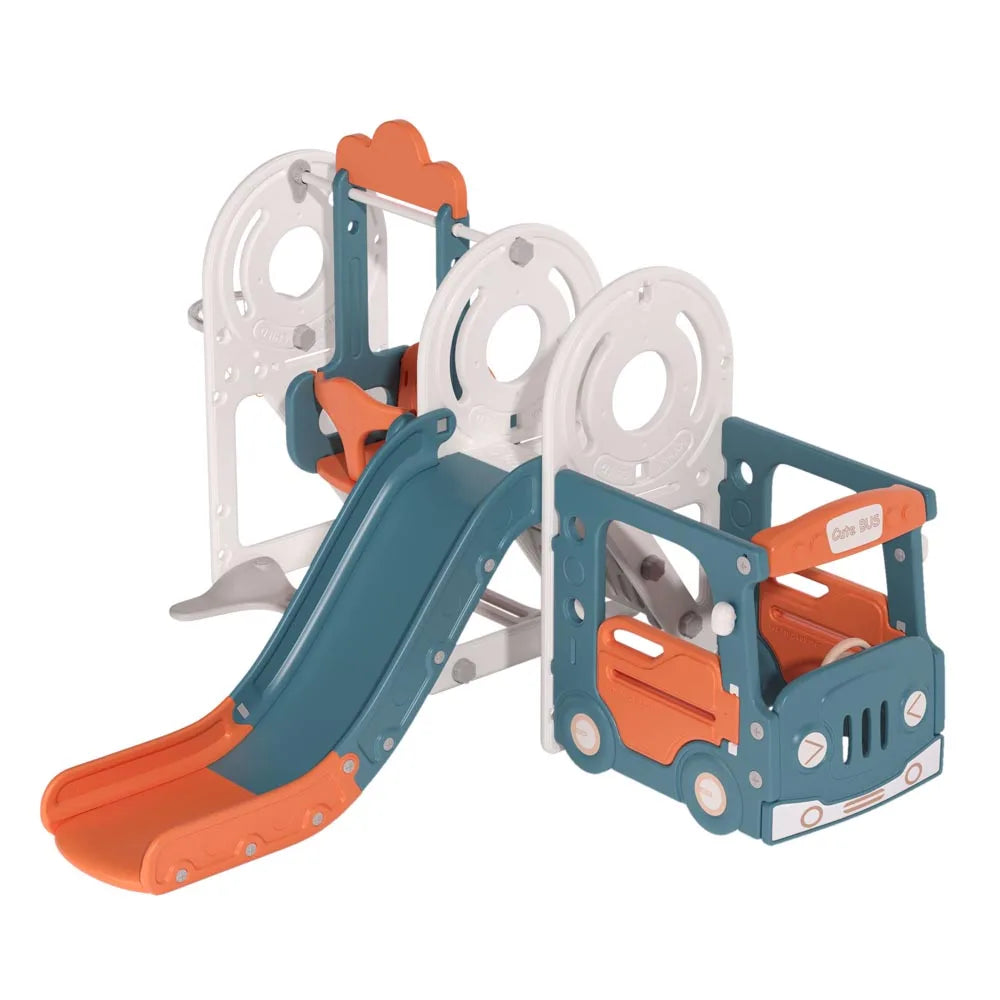 KIDkid 3-in-1 Kids Toddler Swing and Slide Set Climber Playset for Toddlers Age 3-6 Perfect for Indoor & Outdoor