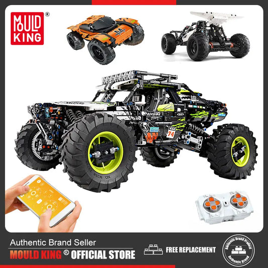 MOULD KING 18002 Technical RC Car Toys For Boys Building Blocks Remote Control Off-Road Car Terrain Climbing Buggy Truck Gifts
