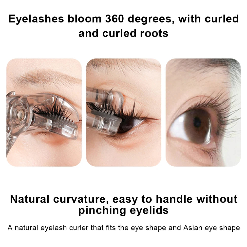 Eyelash Curler Lash Curler Professional Cosmetic Eyelash Clip with Refill Pad Volumizing Lash Lift Tool for Make Up