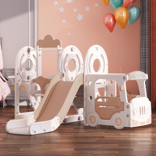 KIDkid 3-in-1 Kids Toddler Swing and Slide Set Climber Playset for Toddlers Age 3-6 Perfect for Indoor & Outdoor