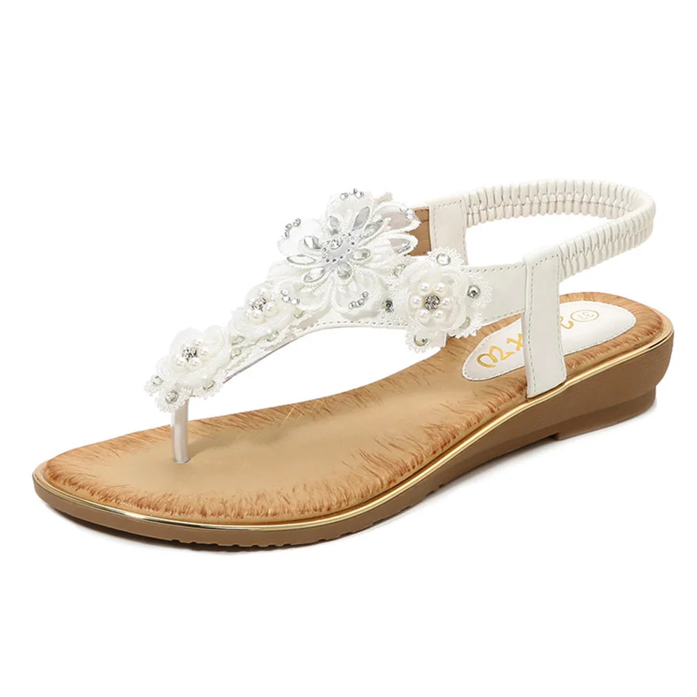 Women Thong Sandals with Arch Support Flat Sandals Summer Orthopedic Sandals Slip On Casual Sandals for Outdoor
