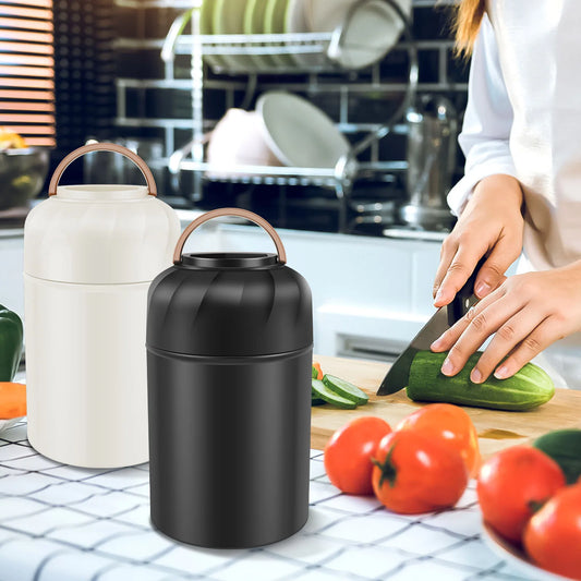 17 oz Vacuum Insulated Food Jar Stainless Steel Insulated Food Bottle with Spoon Leak Proof Thermo Food Jar Portable Insulated F