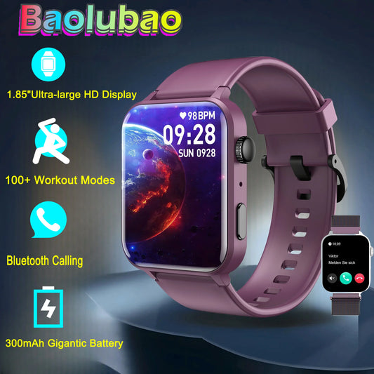 Baolubao Smartwatch 1.83 inch HD Display 300mAh Fitness Tracker Bluetooth Receive and make calls Sports Watch Pedometer