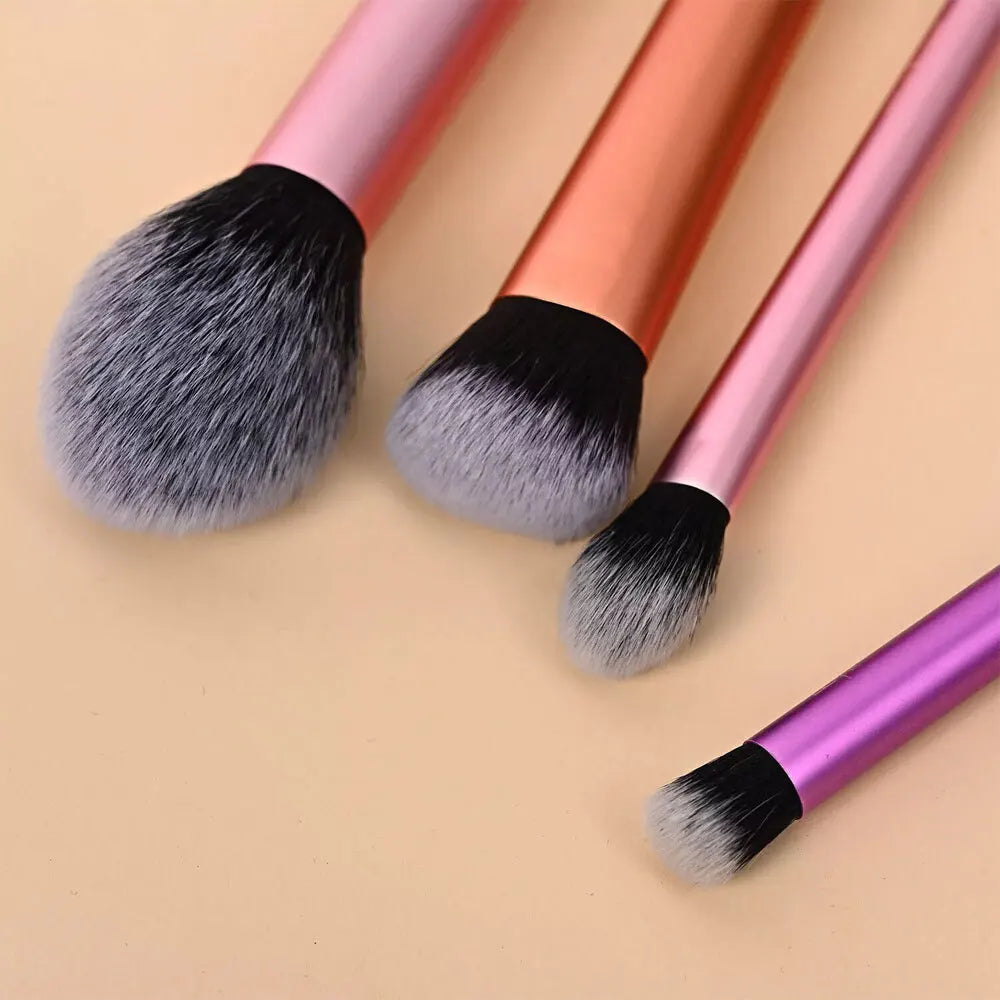 2024 Real Techniques Makeup Brushes Set Foundation Smooth Blender Sponges Puff