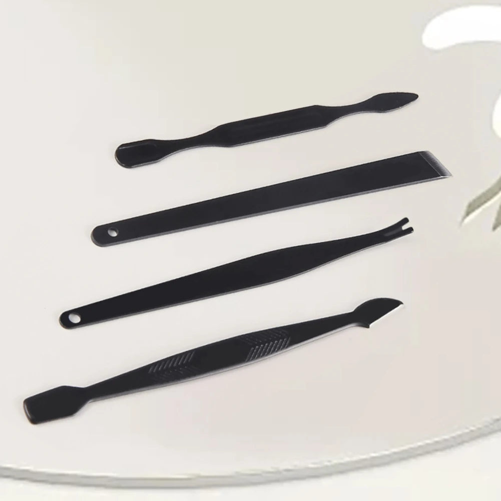 16Pcs Professional Manicure Set Pedicure Set Stainless Steel Nail Cutters Tools Portable with Leather Case for Men Women