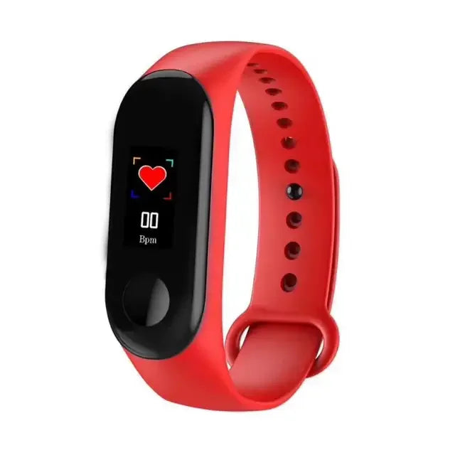 Smart Bracelet M4 M3 Band Color Screen Tracker Watch Heart Rate Blood Pressure Fitness Pedometer
