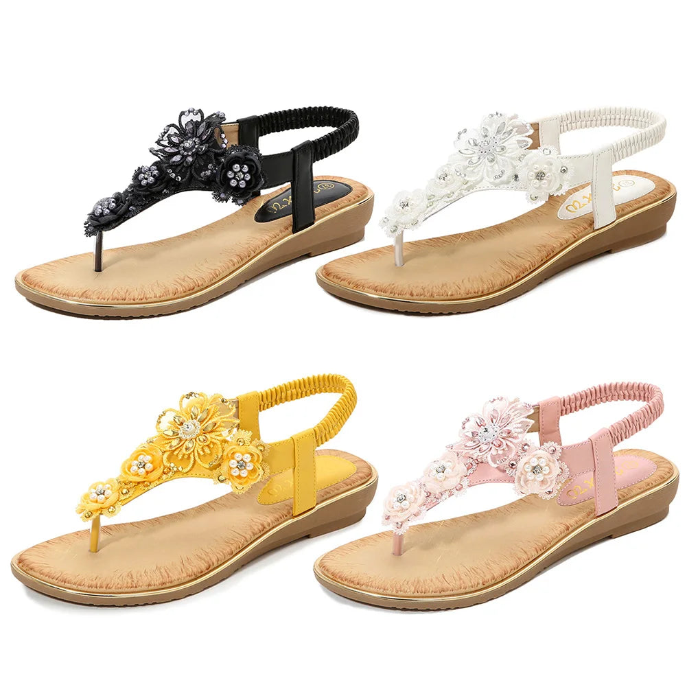 Women Thong Sandals with Arch Support Flat Sandals Summer Orthopedic Sandals Slip On Casual Sandals for Outdoor