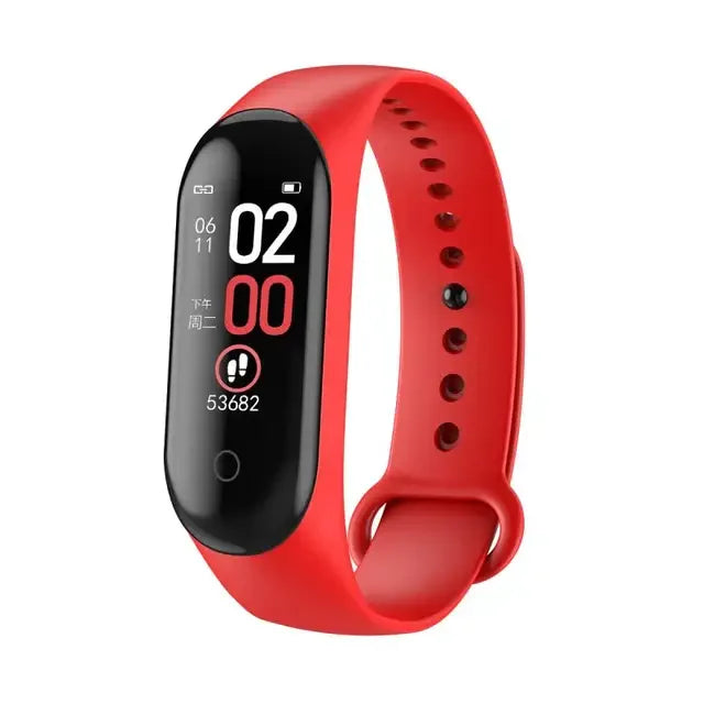 Smart Bracelet M4 M3 Band Color Screen Tracker Watch Heart Rate Blood Pressure Fitness Pedometer