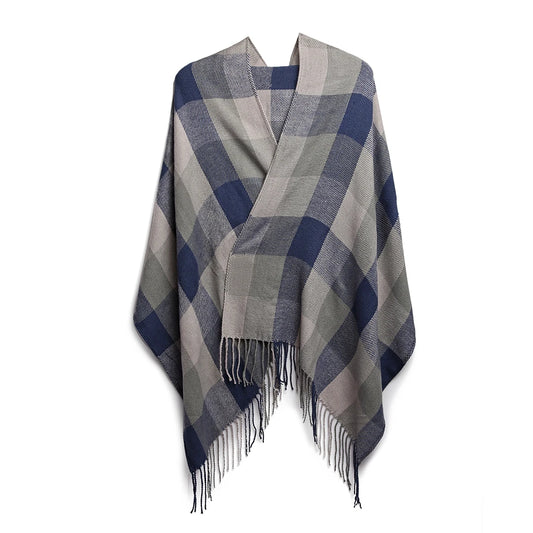 Miss Lulu Scarves for Women Winter Long Soft Warm Tartan Spinning Tassel Shawl Stole