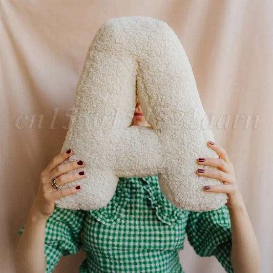 Baby Pillow 2024 New 26 English Letter Plush Stuff Pillow Children's Toy for Living Room Sofa Soft Throw Cushion Alphabet Pillow