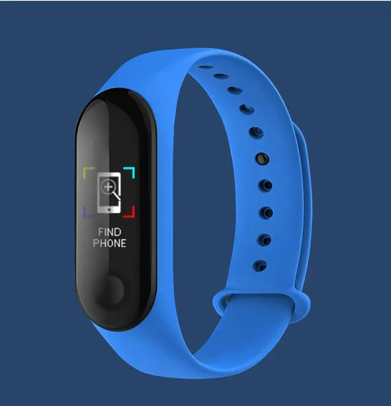Smart Bracelet M4 M3 Band Color Screen Tracker Watch Heart Rate Blood Pressure Fitness Pedometer
